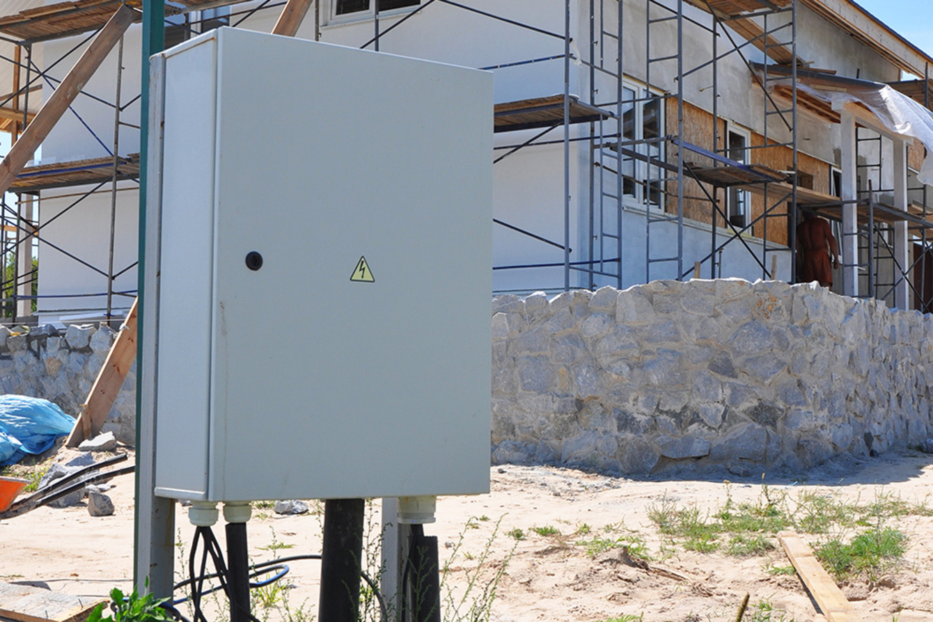 Baustrom bei Elektro Sabau in Großkrotzenburg